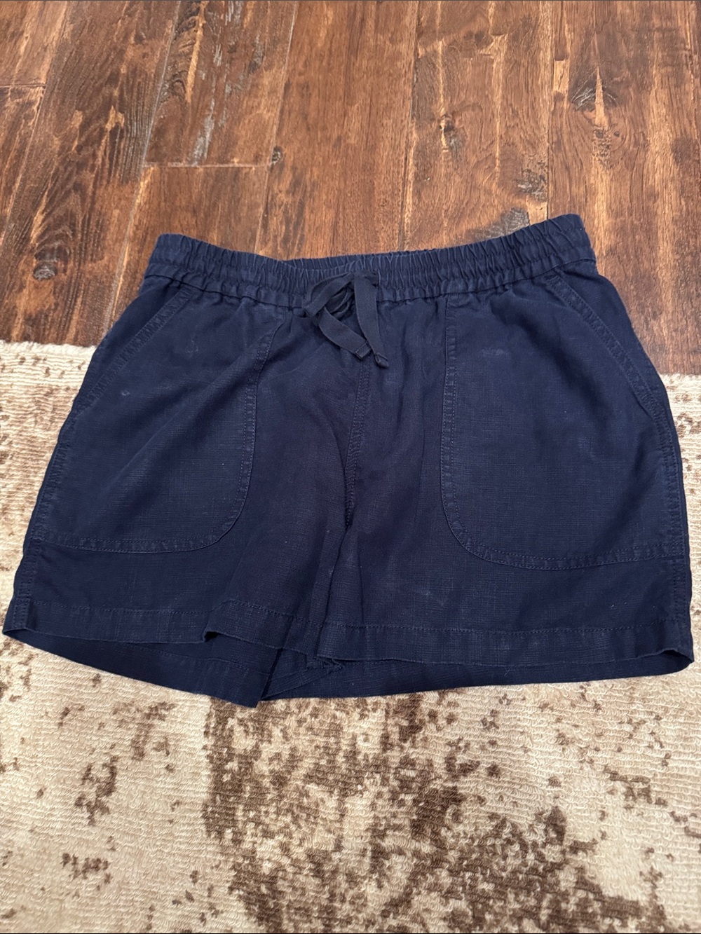 J. Crew Navy Drawstring linen Shorts